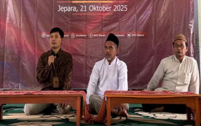 Sosialisasi Pendidikan Pemilih, KPU Jepara Tanamkan Nilai Integritas pada Pemilih Pemula di MA Walisongo