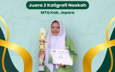 Siswa MA Walisongo Pecangaan Raih Juara 2 Lomba Kaligrafi Naskah di MTQ Kabupaten Jepara